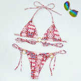 Bikini 2021 Sexy Swimwear Women Halter Push Up Swimsuit Female Brazilian Bikini Set Bather Bathing Suits Summer Beach