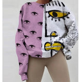 Sweatshirt Women Colorful Pullover Tops Spring Autumn Fashion Streetwear Oversized Loose Shirt Pullover Sweatshirts