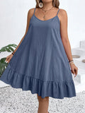 New Large-Size Women's Sling With A Solid Color Elegant