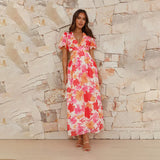Spring And Summer New Fresh And Elegant Flowers Show Back Design
