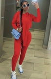 Casual Irregular Hoody Top and Pants