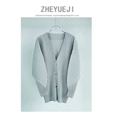 Folded HP Series 2025 Miyake Spring And Autumn Folded Women's Loose Folding Set Top Straight