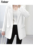 Blazers Women Streetwear All-match Chic Fashion Elegant Casual Fashion Simple New Office Lady Outerwear New