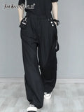 Streetwear Wide Leg Pants For Women High Waist Solid Loose Minimalist Trousers Female Spring Clothes Style New
