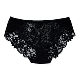 Sexy Large Size Briefs Ultra-thin Women's Panties White Lace Panty