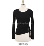 Top Sexy White T Shirt Women Elasticity T-Shirt Cotton Black Tee Woman Clothes Slim Tshirt Female Skinny Long Sleeve