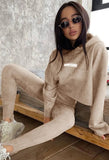 Print Long Sleeve Hoodies Top and Legging
