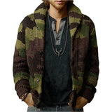 Men's Wear Autumn/Winter Camouflage Silkfery Sweater Overturned Jacket Jacket Men's