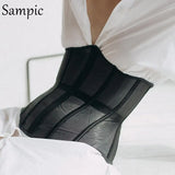 Sexy Ladies White Winter Stain Long Puff Sleeve Mini Club Corset Dresses For Women Party 2020 V Neck Bandage Black