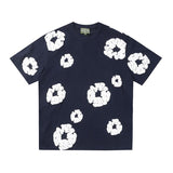 Fashion Trend Foam Printing Loose T-Shirt Y2K Hop Streetwear Men's And Women's Jacket Casual Top