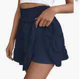 New Summer Chiffon Elegant Skirt Bag Hip Skirt Splicing Women Slim Slimming