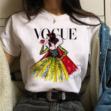 Harajuku Female Tshirt Gothic Flame Heart Print Short Sleeve Tops & Tees Fashion Casual T Shirt Women Clothing T-shirts