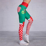 Trousers For Women Lady Casual Elasticity Skinny Leggins Mujer High Waist Workout Printing Stretchy Pants