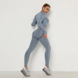 New Gym Set Women Seamless Fitness Bra Sport High Waist GYM Sexy Booty Leggings Push Up Pants Leggins Workout