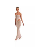 And Summer Hot New Sexy Trend Bare Back Tsets Coat Ass Long Skirt Knitting