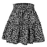 Floral Print Short Skirts Women 2022 New Fashion Casual Plus Size High Waist Skirt Female Boho Beach Sexy Mini