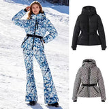 Women's Autumn Autumn Winter New Multi-Color Ski Series Giose Hooded Cotton