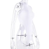 Tops Bodysuit Women T-shirt Summer Clothes y2k Sleeveless Solid Color Harajuku Slim Halter Basic Sexy Jumpsuit Streetwear-Outfit