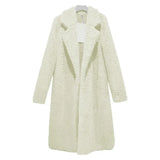Coats Trench Fashion Long Autumn Winter Warm Tops Cardigan Plus Size Women Clothes 2019 Plush Windbreakers Blouson