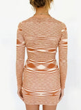 Casual Knitting Mini Bodycon