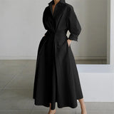 Fashion Solid Lapel Chic Preppy Style Cardigan Is Very Comfortable To Wear For Women Release Date Is In Spring