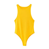 2024 New Ins Style Sexy Tight-Fitting Vest Women's Sleeveless Jumpsuit Trend-Outfit