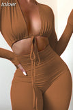 Summer Winter Sexy Black Womens Jumpsuit 2023 White Black Bandage Long Sleeve Bodycon Jumpsuits One Piece Outfits