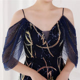 Sequin Strap Mermaid Long Evening