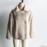 Women's Dress 2025 New Fashion Autumn And Winter Fur One-Piece Jacket