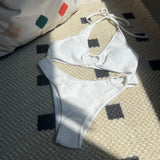 Sanyuan Fao 2023 New Love Special Fabric Split Swimsuit Bikini