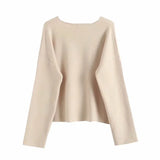 New Autumn Style Emaciated Sweater Half Skirt Suit-Outfit