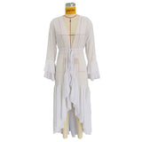 2025 New Beach Bikini Coat Spinning Shawl Shawl Long Women's Swimsuit Outside The