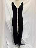 Sleeveless Single-Broced Knit Dress Tight Mid-Dressed Open-Shirt Sexy Summer Dress