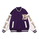 Bomber Jackets Men's Coat Harajuku Baseball Jacket 2021 Autumn Unisex Boyfriend Style Varsity Hiphop