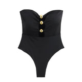 Summer New Metal Accessories Opening Design Bra-Smeared