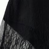 Women's Summer New Fashion Temperament Sexy Waist-Waster Waist-And-Trace Lace Skirt Dress