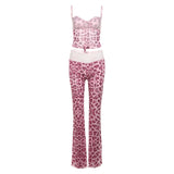2025 Women's New Slings A Word Shoulder-To-Shoulder Umbilled Waist Hip Trousers