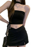 Girls Take Pictures Of Thin And Beautiful Women In The Wind Hanging Neck Small Sling Vest Women In The Summer New Outer Wear