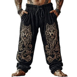Fashion Loose-Fitting Broad Leg Trousers Digital Print Z A Variety Of Pattern Pattern Spring And