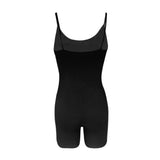 Women Short Skinny Sling Romper Summer Clothes Solid Color Sleeveless Backless Jumpsuit Female Clothing Streetwear-Outfit