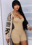 Sexy Sleeveless Solid Straps Skinny