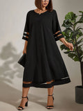 Women's Clothing 2025 Spring New Splicing Round Collar Elegant