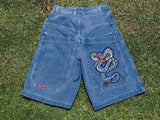 Shorts Y2K Hip Hop 2023 Original Gothic Pocket Baggy Jeans Shorts Man-Outfit