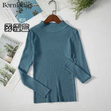 Autumn Winter Basic Turtleneck Knitting Bottoming Warm Sweaters 2022 Women's Pullovers Solid Minimalist Cheap