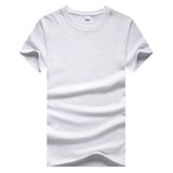 New Men Solid Color T Shirt Mens T-shirts Summer Skateboard Boy Tee Multi Color Casual Tops Simple