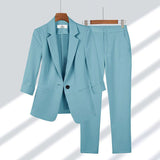 New Professional Casual Nine-Sleeve Suit Suit Women's