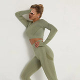 New Gym Set Women Seamless Fitness Bra Sport High Waist GYM Sexy Booty Leggings Push Up Pants Leggins Workout