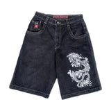 Shorts Y2K Hip Hop 2023 Original Gothic Pocket Baggy Jeans Shorts Man-Outfit