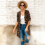 Long Coat Woman Jacket Female Open Stitch Outerwear Summer Spring Long Sleeve Jacket Woman Loose