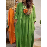 Spring And Summer Women's V-Neck Casual Solid Cotton Pocket